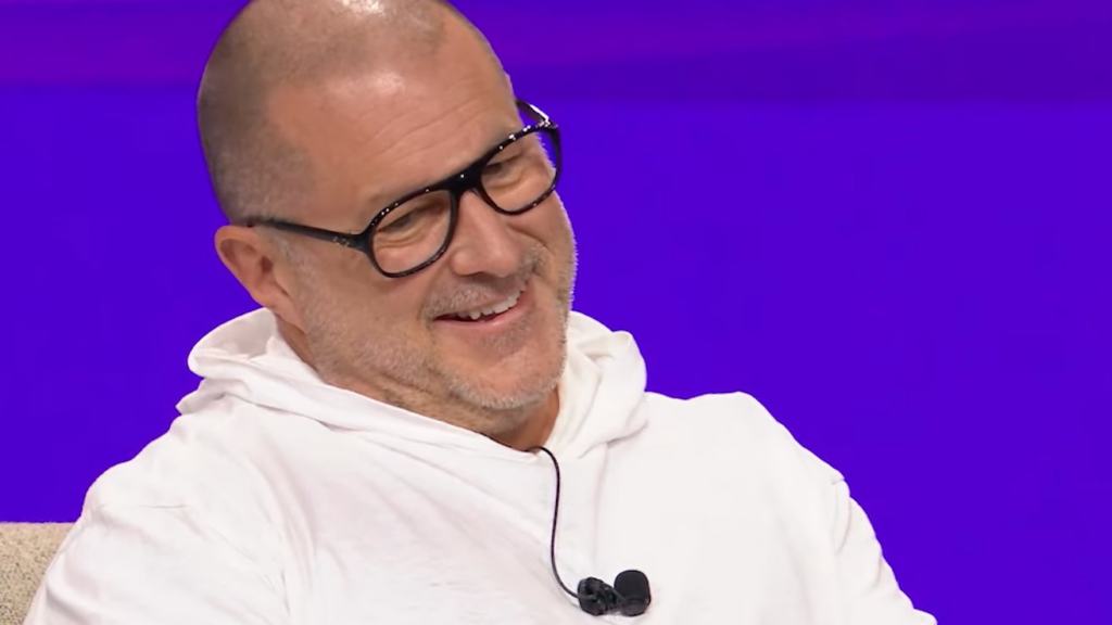 Jony Ive being interviewed by Stripe CEO Patrick Collison. May 2025.